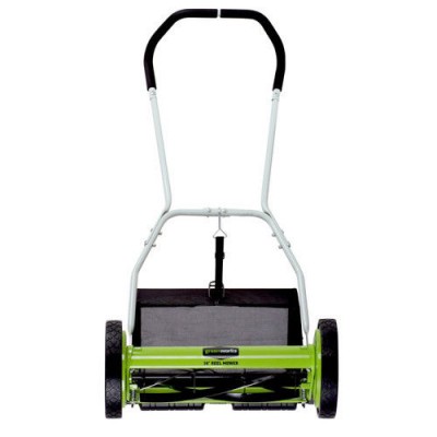 Greenworks 16-Inch Reel Lawn Mower with Grass Catcher 25052   550250766
